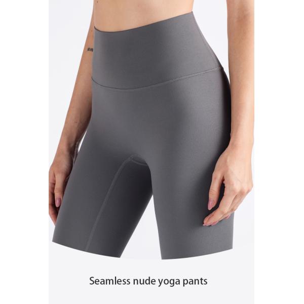 Дышащая спортивная одежда Высокая талия Скрытый карман Четырехсторонние стрейч Спортивные леггинсы Штаны для йоги Колготки для тренировок