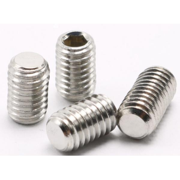 Pan Head Hexagon Allen Screw Flat Point OEM Brass Stainless Steel Hollow Screws with Custom Nylon Tip and Plain Finish