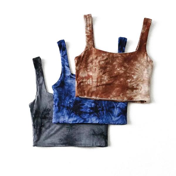 Лифчики верхнее Streetwear краски связи пляжа верхних частей танка женщин ODM OEM безрукавные