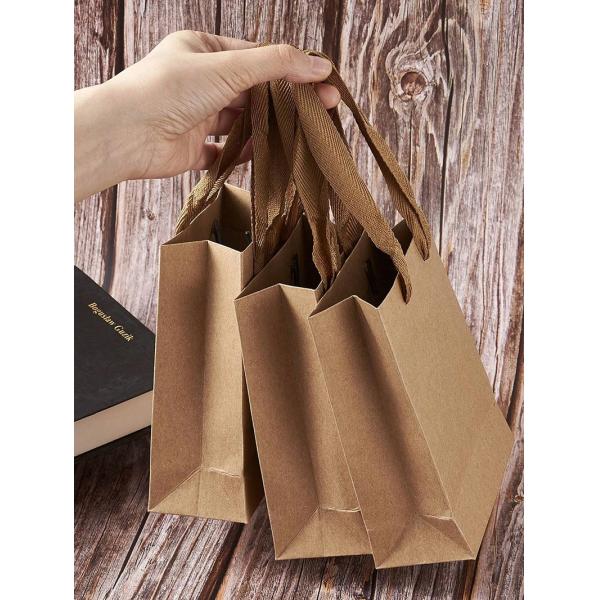 Customized Logo Paper Gift Bags Twisted Handle All Occasion Shoe / Clothing Packaging