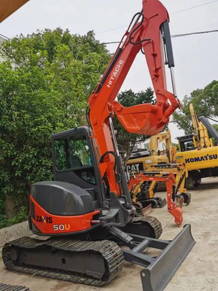 Hitachi Machine Japan Made 5 Ton Mini Zaxis 50 Model Used ZX50 Crawler Excavator ZX50U Zaxis60