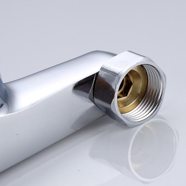 Zinc Alloy Chrome Finish Bathroom Bathtub Mixer Shower Faucet with Hot and Cold Water