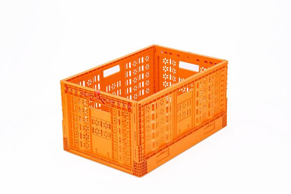 PP Transfer Vented Mesh Collapsible Plastic Vegetable Box for Easy Logistic Handling