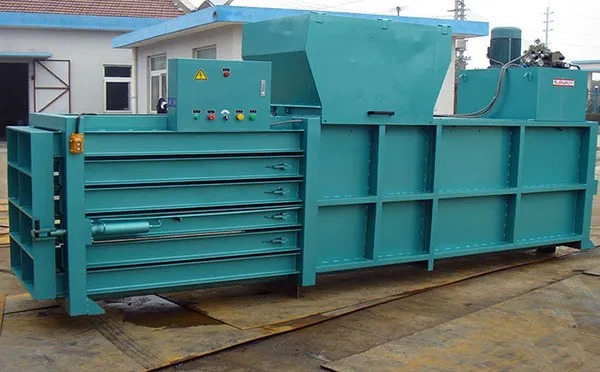 Horizontal Paper Hydraulic Press Straw Baler Machine Adjustable Bale Density