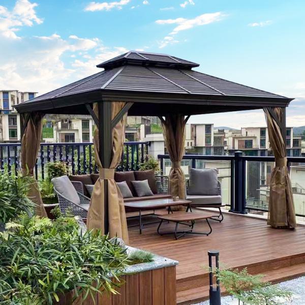 Jardin extérieur de hard-top d'auvent de T5 T6 avec les rideaux et le Mesh Cover