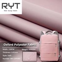 Textile tissé 100% imperméable de polyester de tissu de PVC Oxford de sergé