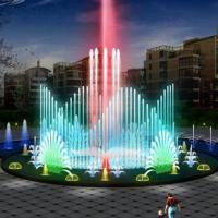 Lanterne interactive à eau fontaine programmable en acier inoxydable