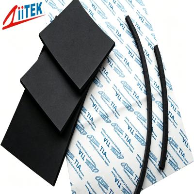Good Insulation Properties Black Silicone Foaming Material For Telecommunication