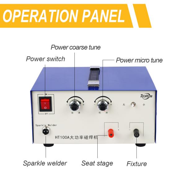 Tooltos 100A Jewelry Pulse Spot Welder