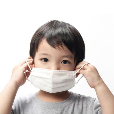 Foldable Disposable Kids Mask , 3 Ply Non Woven Childrens Face Masks