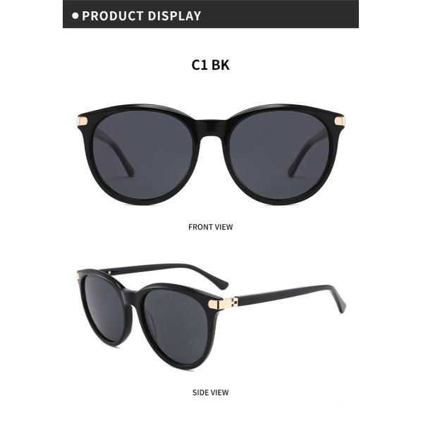 Солнечные очки ацетата людей защиты UV400 поляризовывали Unisex тени ацетата