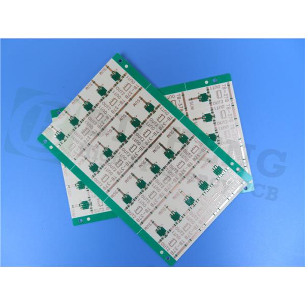 RO4725JXR Antenna PCB Built on 30.7mil 0.78mm Substrates with Double Layer Copper and Immersion Golds