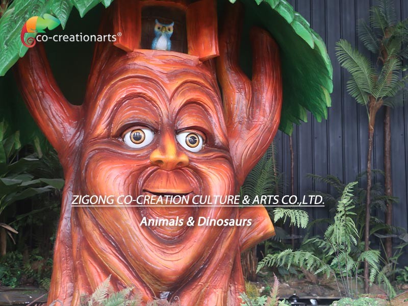 Подгонянная парком атракционов Animatronic говоря высота дерева 3m