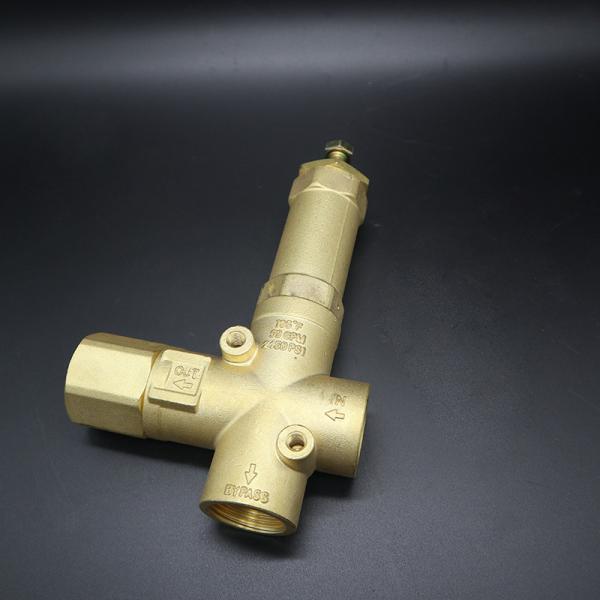 Válvula de corte neumática de latón industrial Eficiencia energética Alta precisión