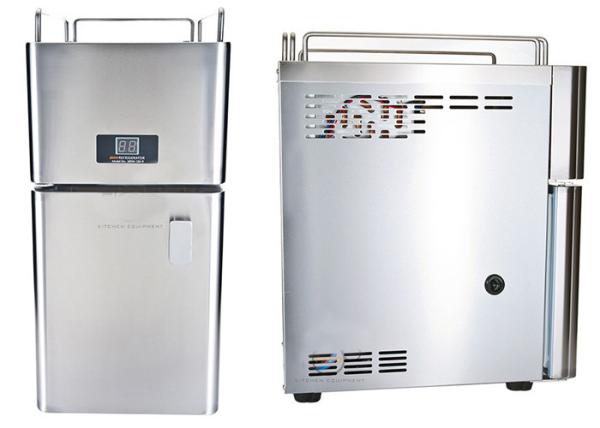 Congelador de refrigerador comercial de refrigeração ar, refrigerador do leite da cafetaria de 8 litros mini