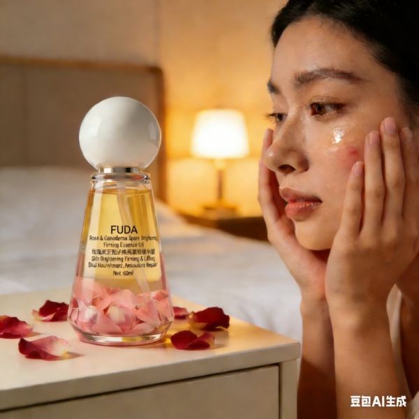 Rose Ganoderma Spore Brightening Firming Essence Oil