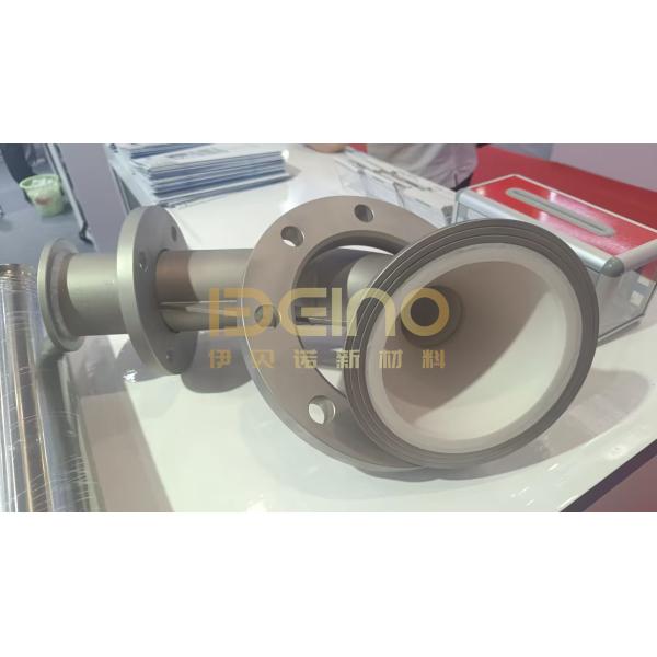 Ceramic lined wear-resistant pipe are used for coal powder transportation in thermal power plants