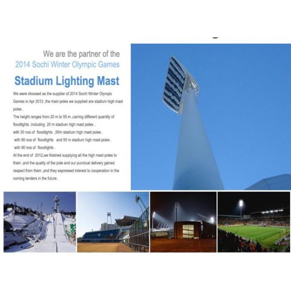 los 30m multisided polo galvanizado del palo de la inmersión caliente el alto con el sistema de elevación