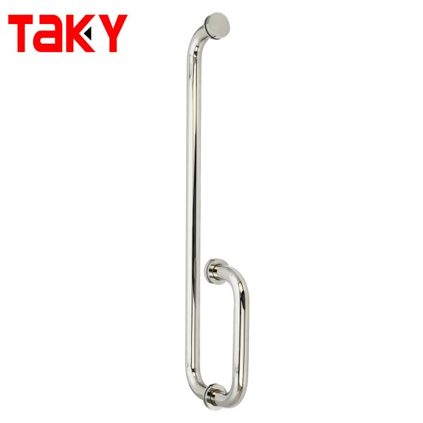 Wholesale Round Tube Shower Handle G Type Glass Door Handle Bathroom Handle