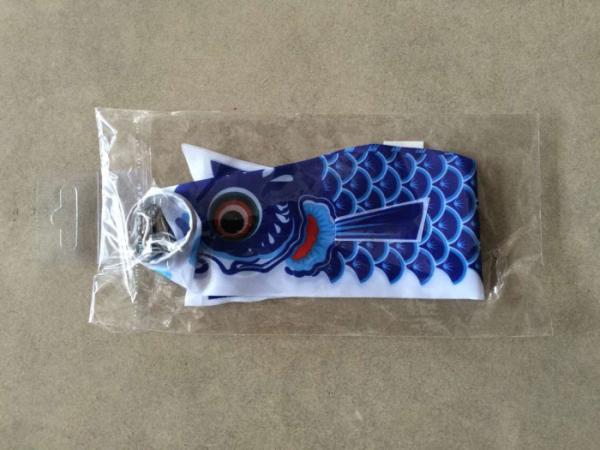 Customized Japanese Fish Windsock Polyester Satin Decorative Outdoor 100cm