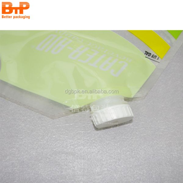 2L/3L/5L Spout Pouch Foldable Outdoor Grains Drink Plastic Bags Water Bag for Water Storage with Handle