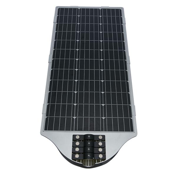 Aluminum Ip66 Solar Powered Pole Light , Pole Mounted Solar Lights Garden Road 60w