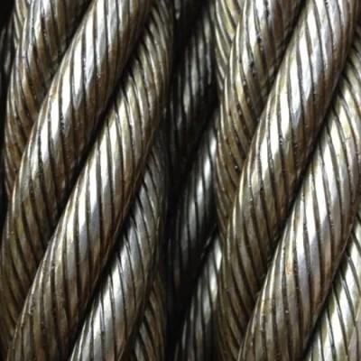 38 mm Cordo de arame de aço para 6x36ws Iwrc/FC Cabos de guincho aço não ligado aço grau de aço