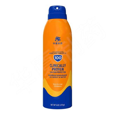 New Formula Organic Sunscreen Spray SPF 100 Sweatproof Anti Ultraviolet