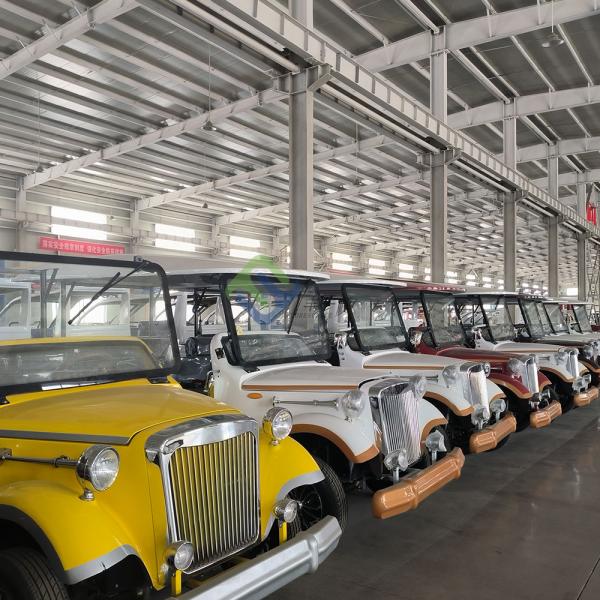 48V Vintage Golf Car 30 Mph NEV LSV с вездеходными шинами и независимой подвеской