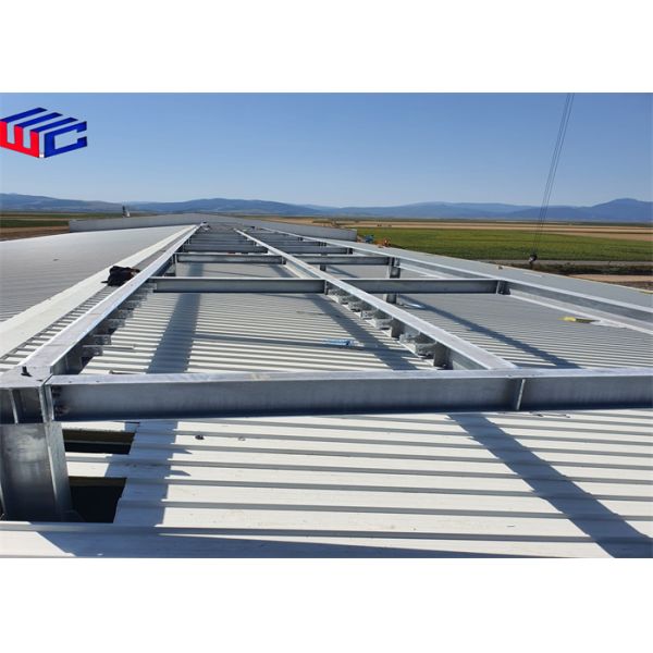 Customized Residential Steel Prefab Metal Warehouse Building UV Resistance