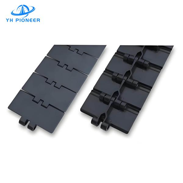 Long Lasting Anti Static POM Single Hinge Chain For ESD Safe Industrial Conveyor