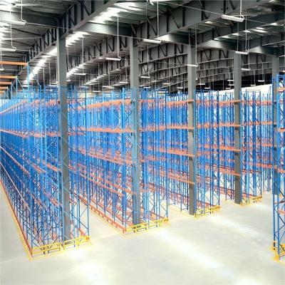 Multi Level Double Deep Heavy Duty Racking System / Industrial Heavy Duty Pallet Shelving