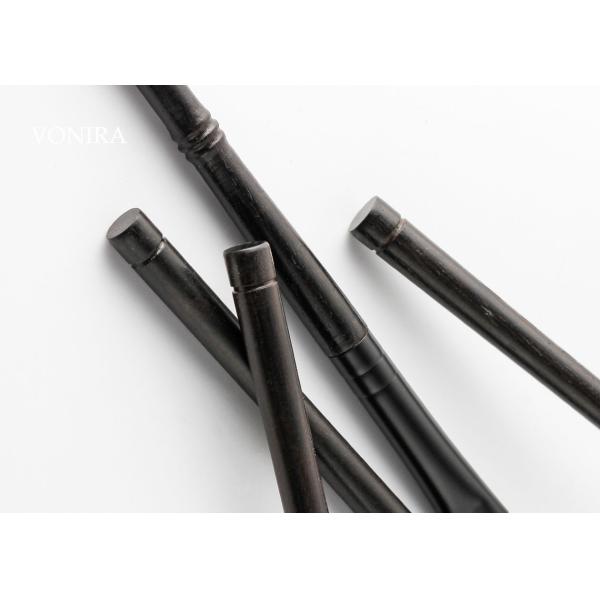 OEM Natural Goat Animal Hair Everyday Eye Essentials Makeup Brush Set Luxury