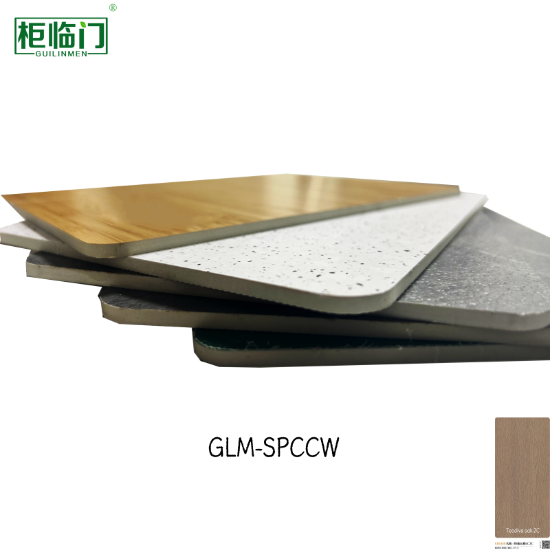 Sound Insulation SPC Crystal Wall Sheet Long Lasting Customized