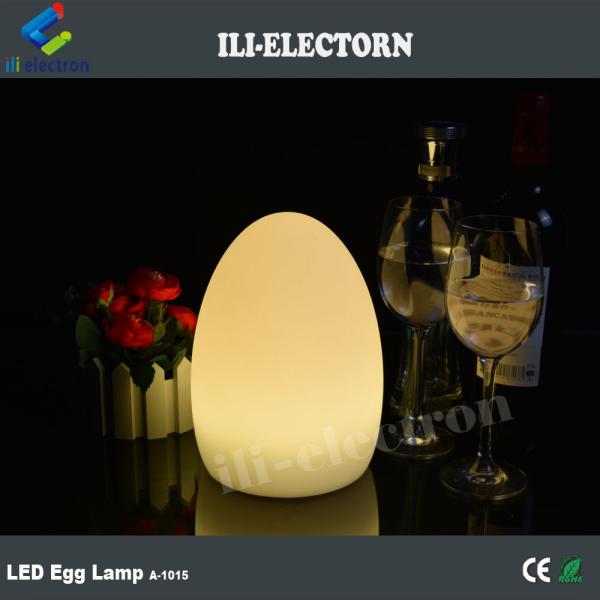 plastic egg lamp /illuminated table lamp /led lighted egg lamp