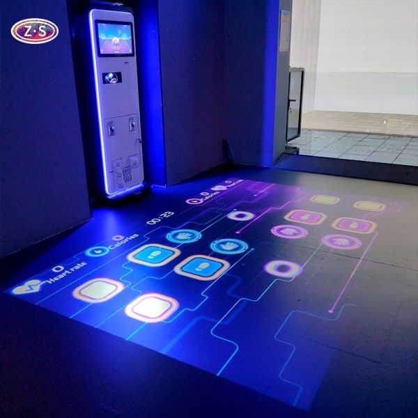 Interactive Sports Compact Motion Sensing Floor Games Solution Equipment