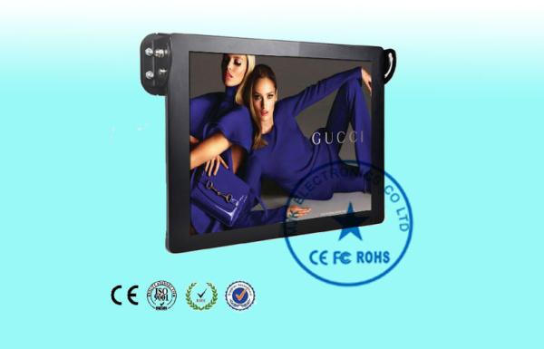 Shockproof Bus Digital Signage 22 Inch Roof Mount Touch Screen Bluetooth 4.0