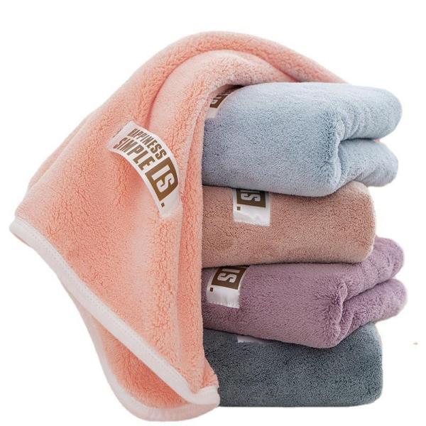 Коралловый бархатный полотенце для лица толстый и мягкий Отлично подходит для поглощения пота