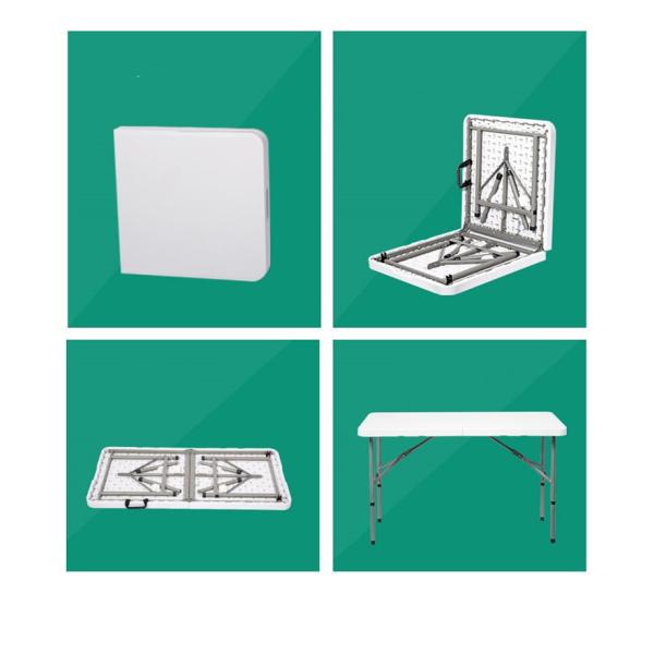 tabla que acampa de la comida campestre plástica al aire libre de la tabla plegable del banquete de los 6ft