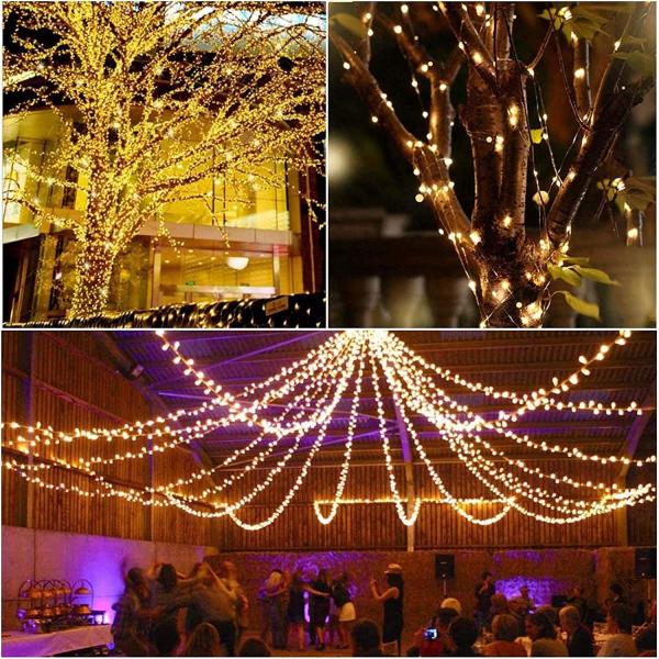1000 Warm White LED Garland 240V Christmas Lights 60HZ With 2.8m Green Cable