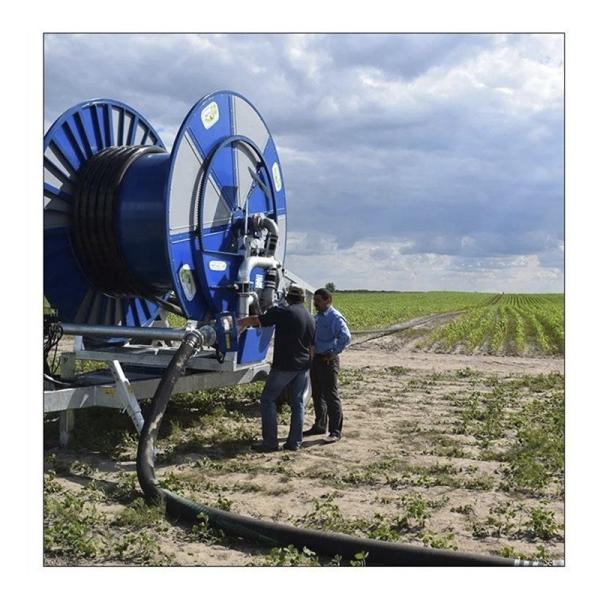75 cm Diameter Drip Irrigation Agricultural Self-Propelled Rain Gun Sprinkler Hose Reel System for Consistent Irrigation