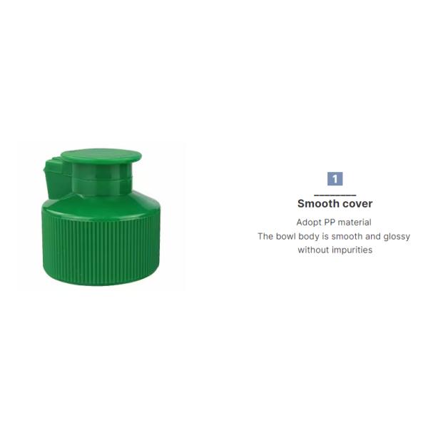 Wholesale Plastic Shampoo Cover Cosmetic Packaging Lid Detergent Flip Top Cap