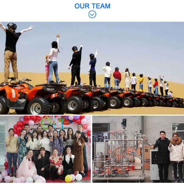 High Vacuum Wiped Film Evaporator Pharmaceutical Short Path Distillation Unit