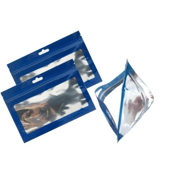 Customized Printing Heat Seal 3 Side Aluminum Foil pouches Tea Sachets Coffee Zip Bags