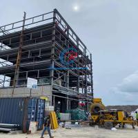 Fabrication durable de bâtiments en acier à plusieurs étages avec des options de matériaux recyclés
