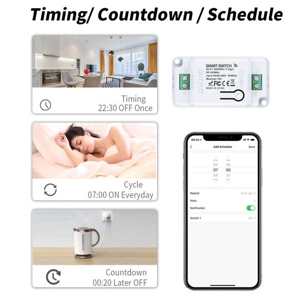 Tuya Smart Wireless WIFI Switch Video Doorbell Camera