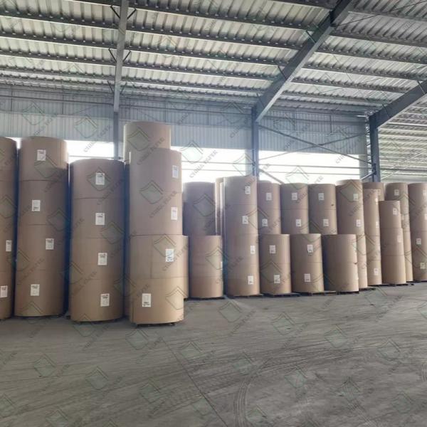 Papel de escritório de alta rigidez Papel térmico sob medida liso Jumbo Roll