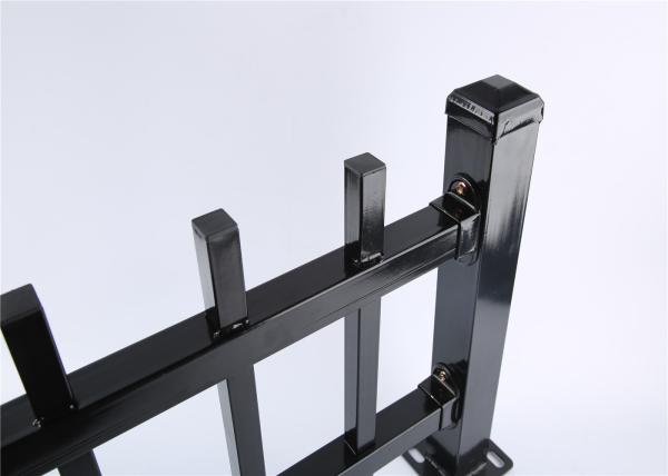 Garrison Fencing Panels 2.4m*2.4m width Upright picket 15 pieces Spacing 130mm Rail 40mm wall thickness 1.6mm