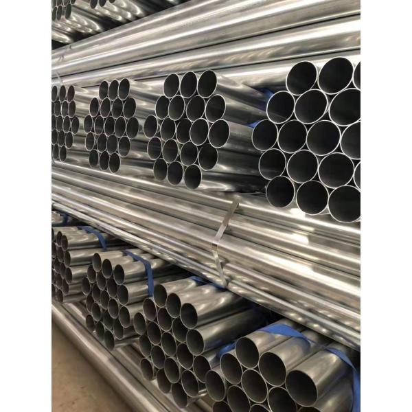 Smooth Surface Hot Dipped Galvanized Pipe , Anti Moisture Round Mechanical Tubing