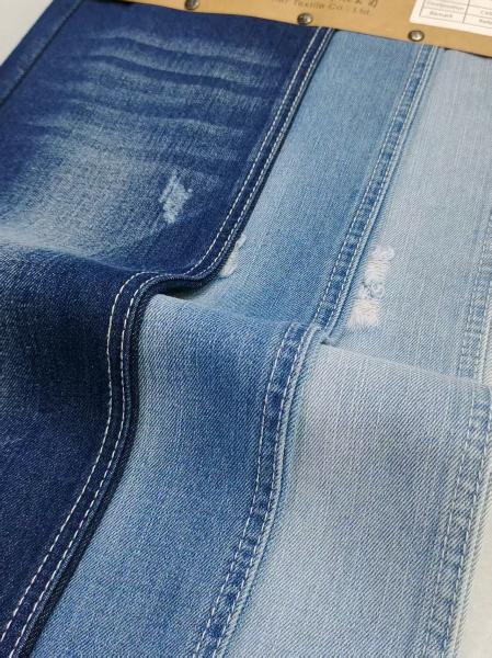 Wrinkle-resistant TWILL style Cotton Polyester Rayon Denim Fabric  Stretch-free JSD3337 for  jeans